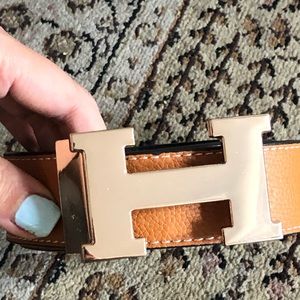 Brown Leather Belt